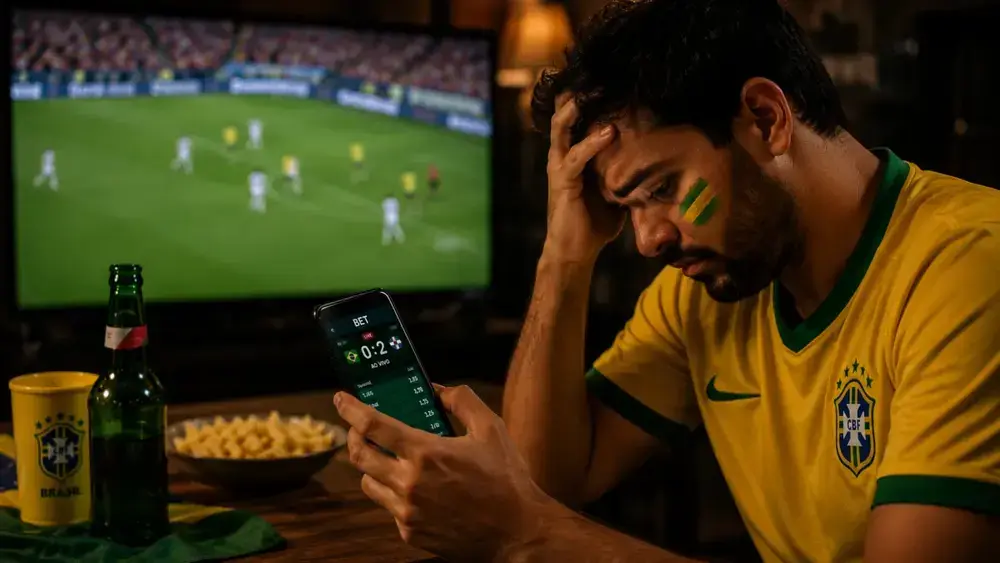 Aposta roubou a graça do futebol na Copa