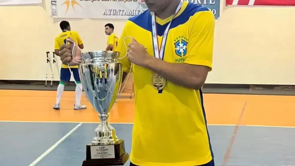 Campo-grandense brilha em título mundial do Brasil no futsal sub-17