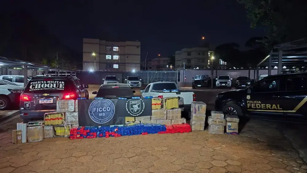 Casal é preso com mais de 1 tonelada de maconha em Campo Grande