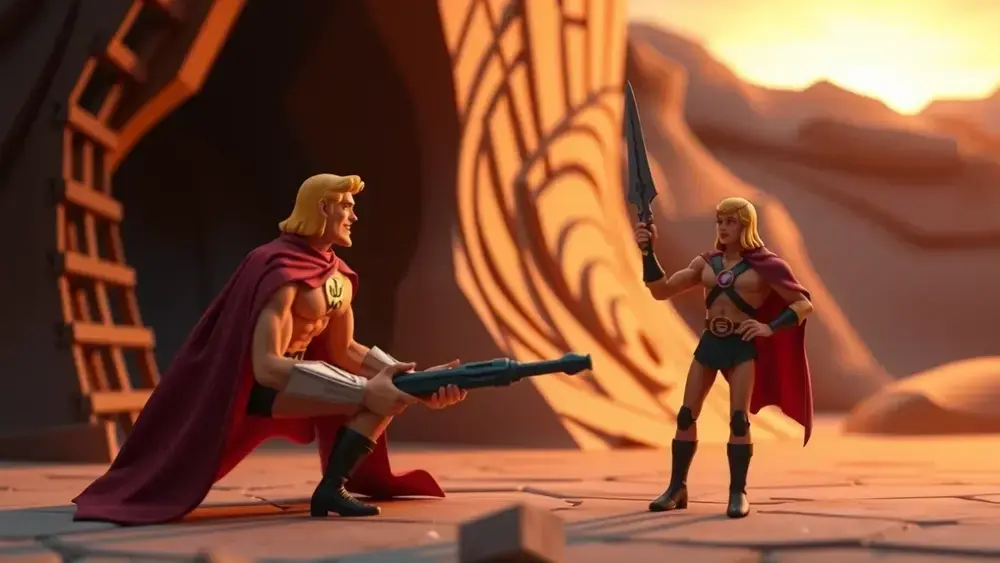 Como a animação de He-Man era produzida nos estúdios da Filmation