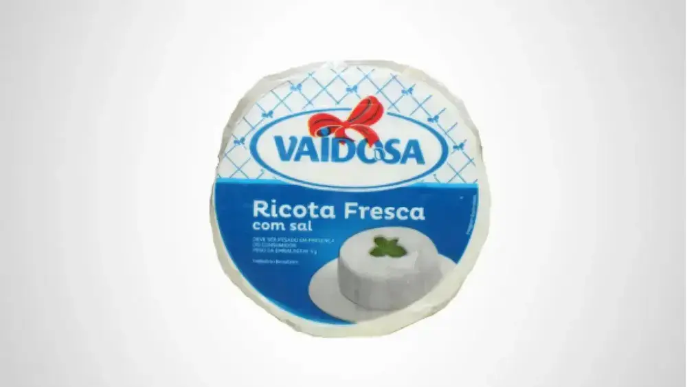 Empresa recolhe ricota Vaidosa por falta de documento à Anvisa