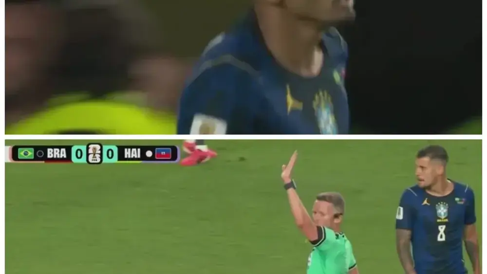 Gol anulado: Raphinha marca, mas impedimento tira vantagem do Brasil