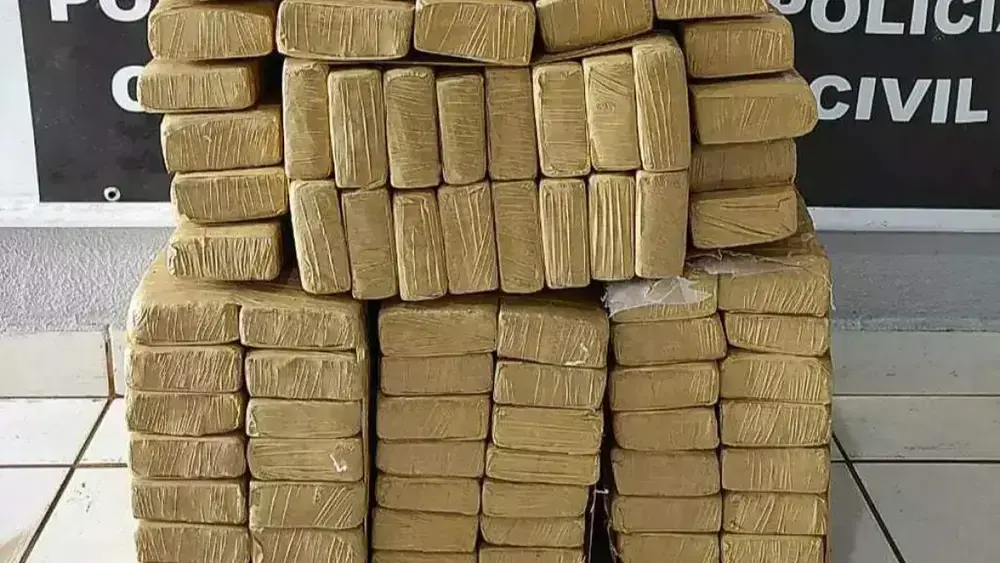 Jovem é preso com 394 kg de maconha em MS-164