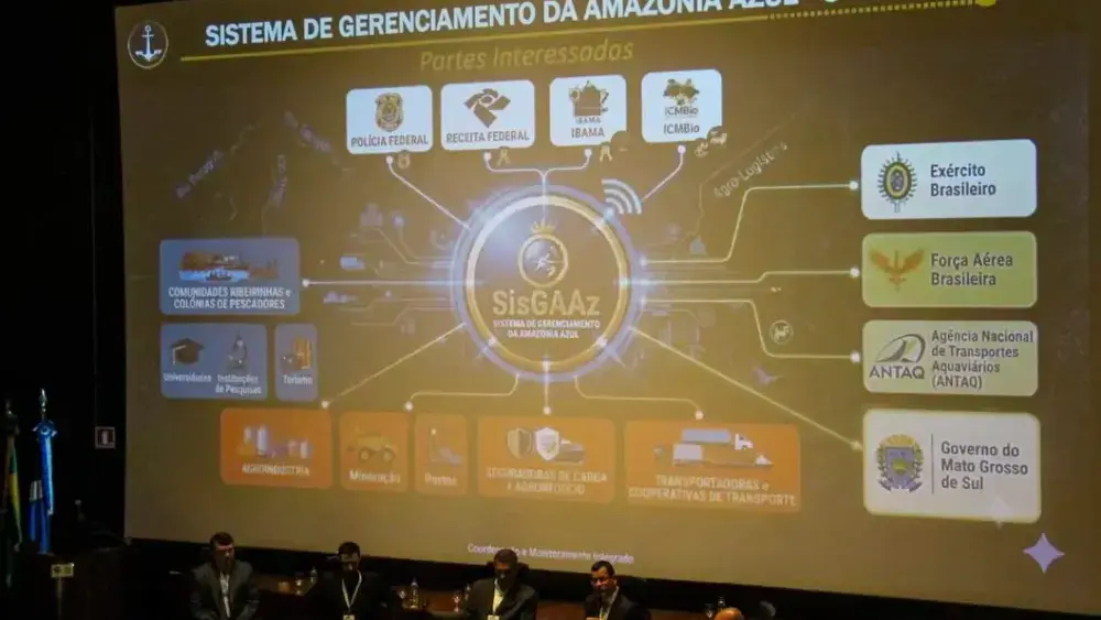 Marinha mapeará áreas estratégicas em MS e MT até 2027