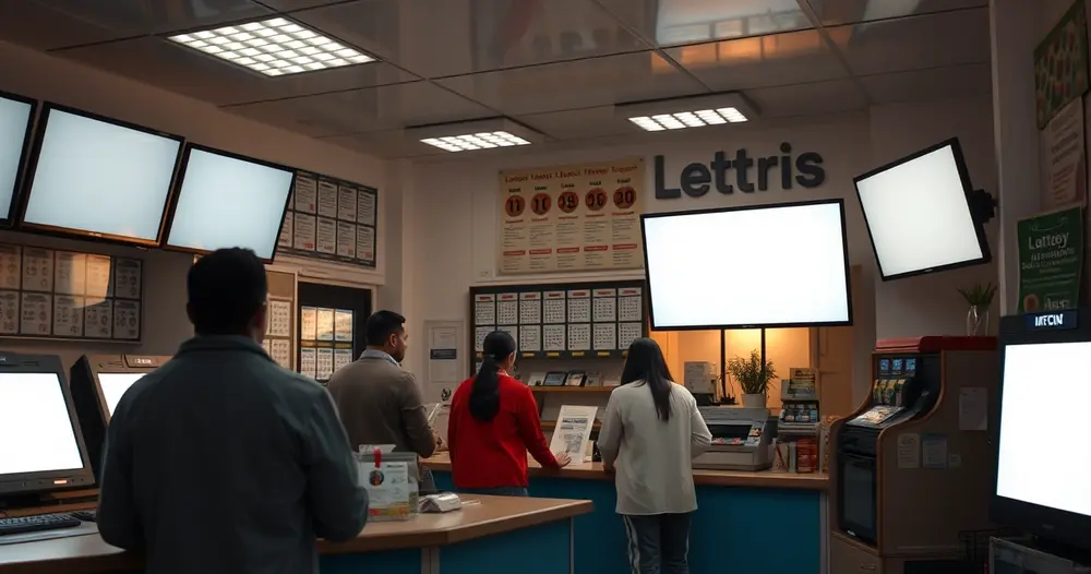 Casa lotérica com movimento de pessoas em fim de ano